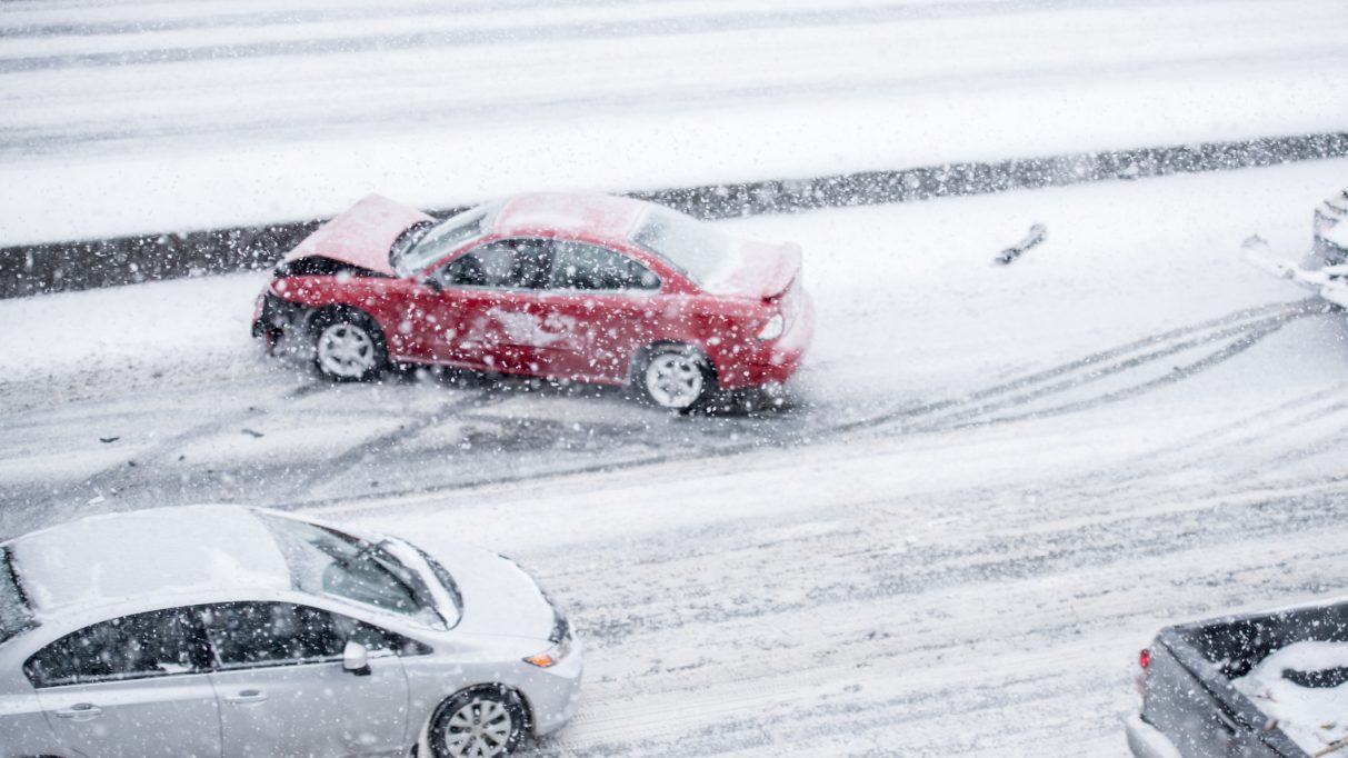 Winter driving mistakes leading to car accident in Boise, Idaho